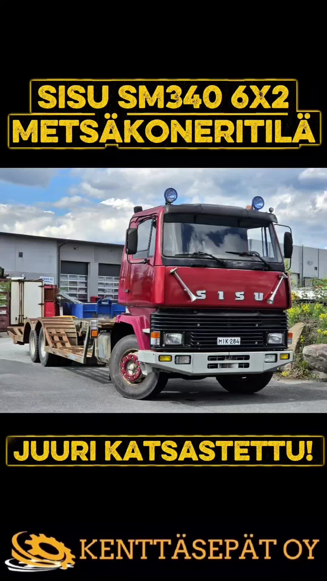 #Sisu #metsäkoneritilä #Fuller #kenttäsepät #myykoneesi