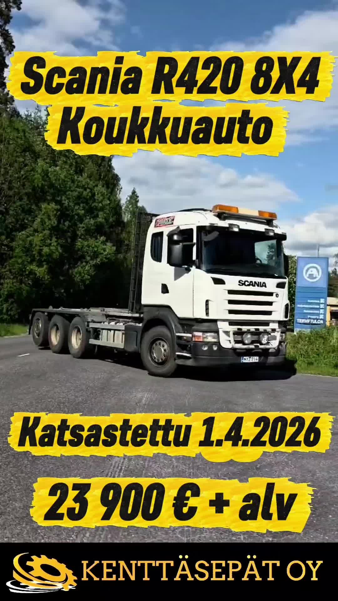 #Scania #Joab #Myydään #kenttäsepät #myykoneesi