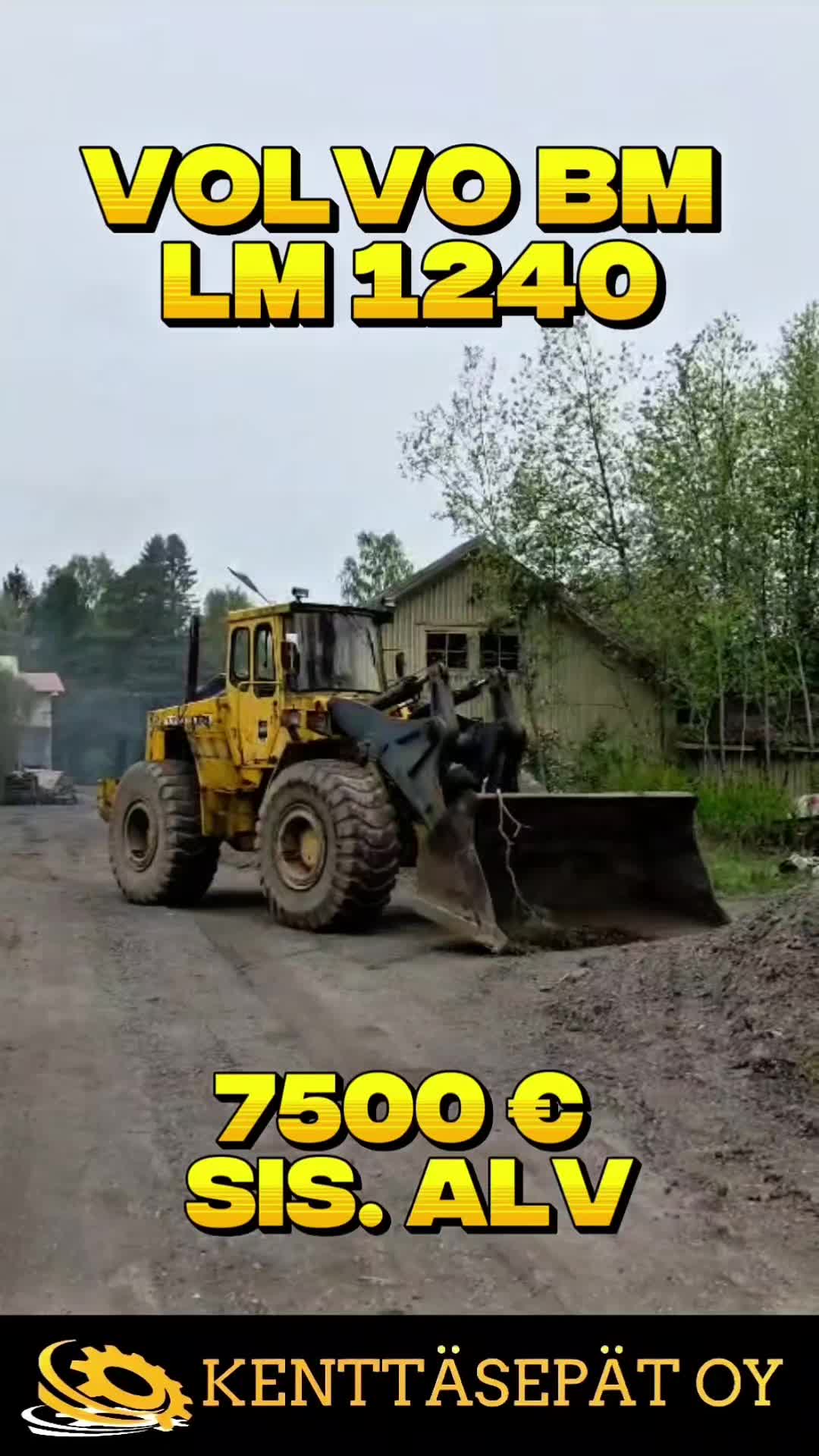 #Volvo #pyöräkuormaaja #Myydään #lm1240 #kenttäsepät