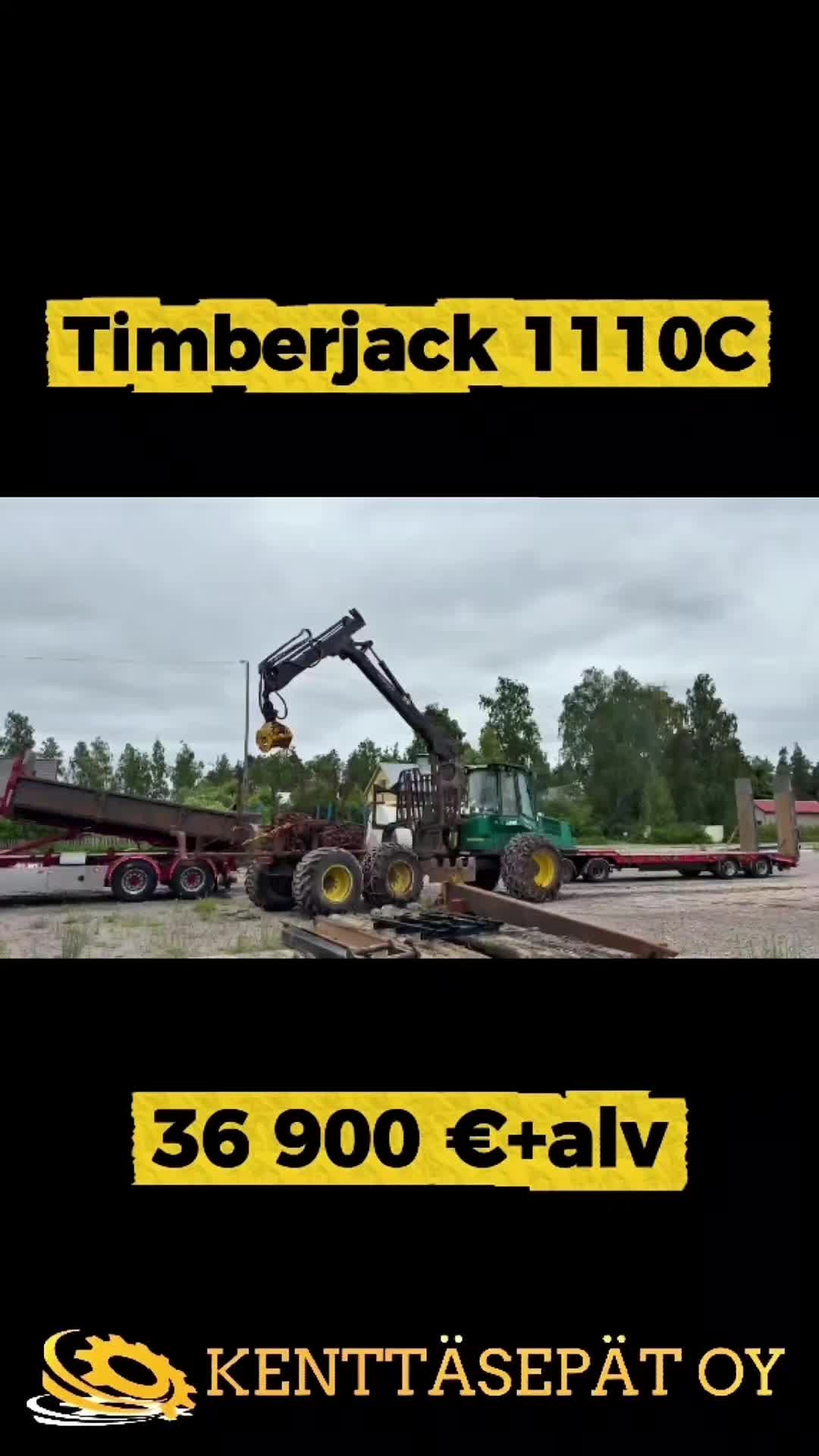 #Timberjack #1110c #Myydään #kenttäsepät #myykoneesi