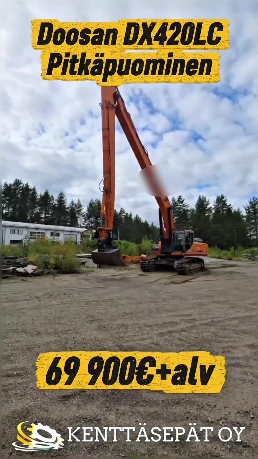 #Doosan #dx420 #kaivinkone #Myydään #kenttäsepät