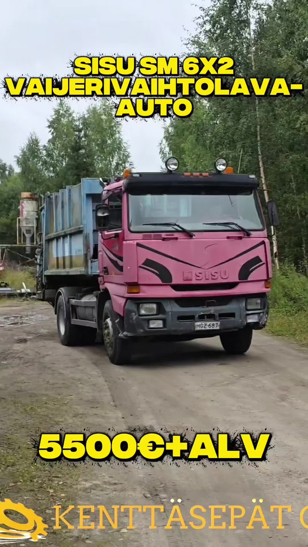 #Sisu #SM #kuormaauto #Myydään #kenttäsepät