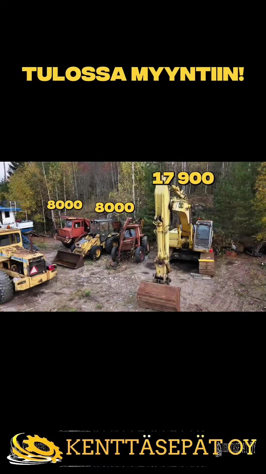 #Kaivinkone #Pyöräkuormaaja #kuormaauto #kenttäsepät #myykoneesi